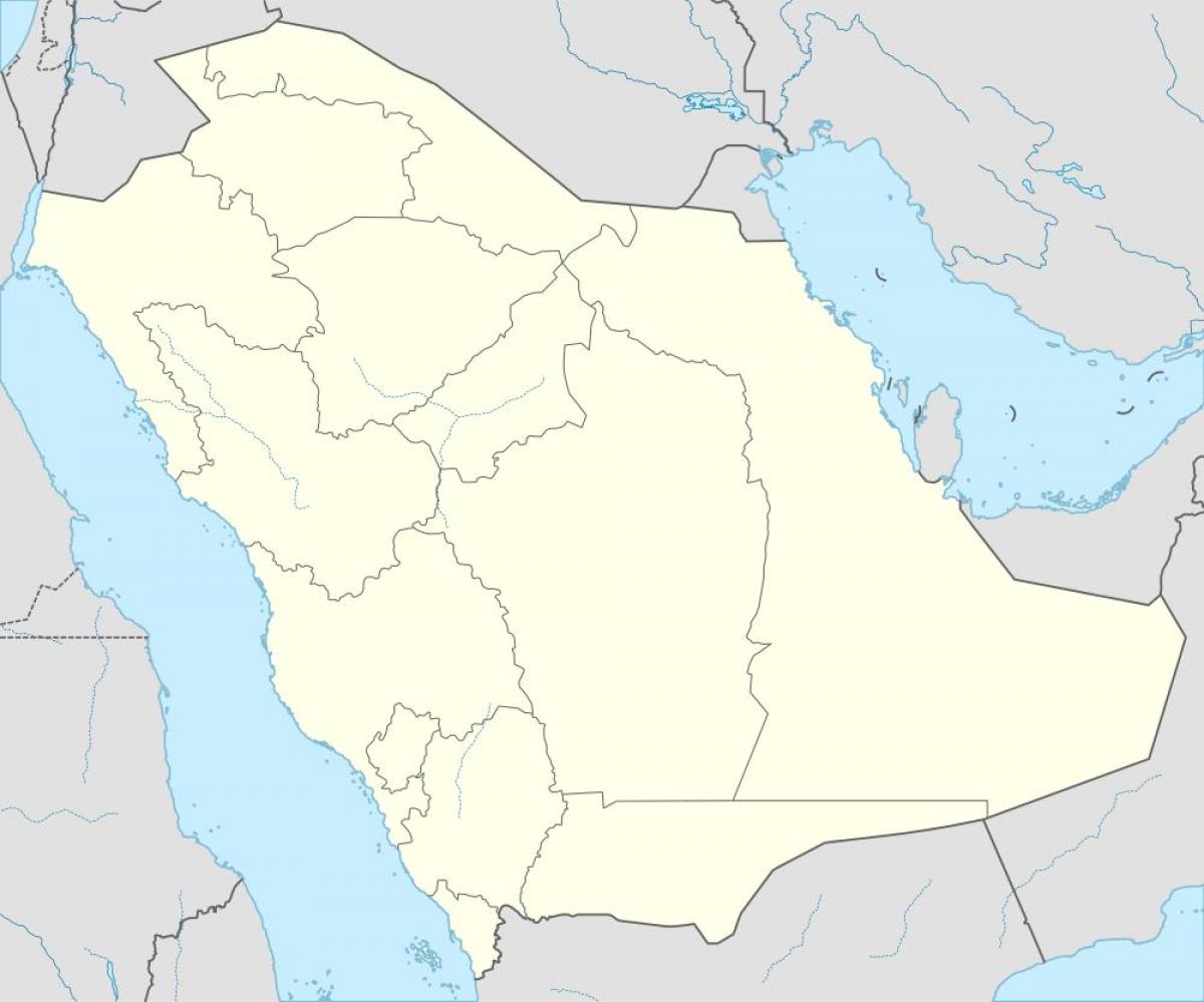 Peta Arab Saudi di