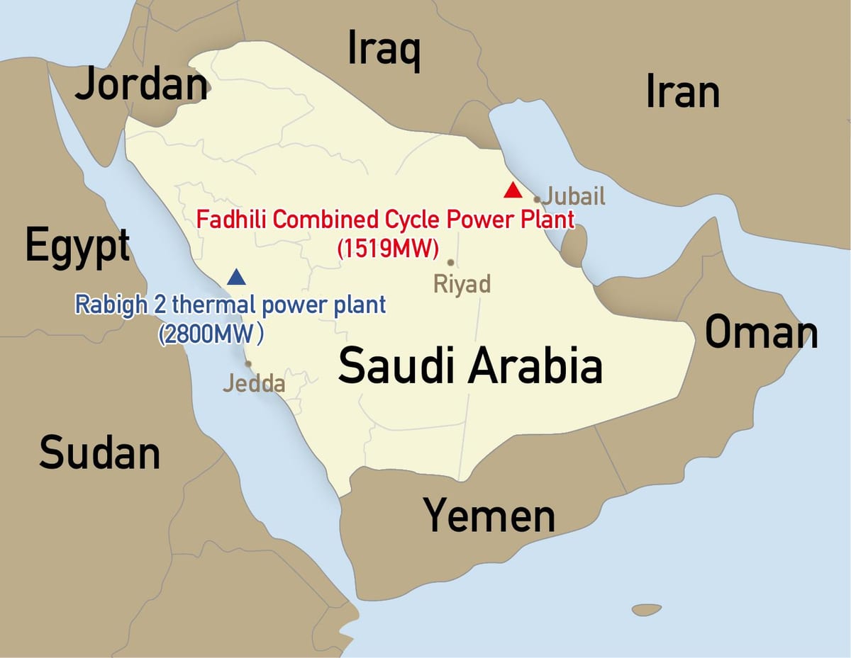 Peta dari fadhili Arab Saudi