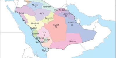 Peta dari al ahsa-Arab Saudi