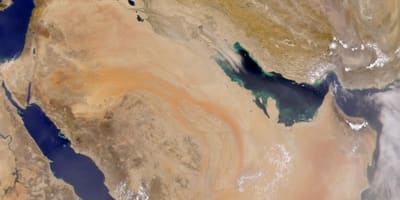 Peta Arab Saudi satelit