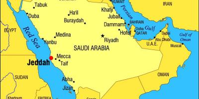 Jeddah KSA peta