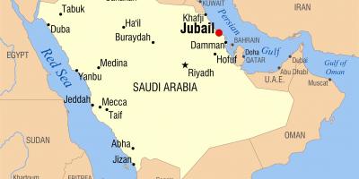 Jubail KSA peta
