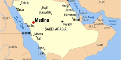 Peta madinah Arab Saudi