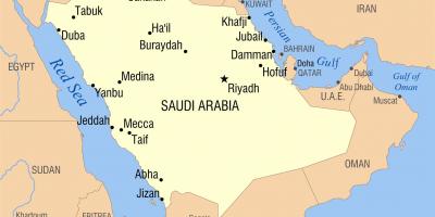 Riyadh KSA peta