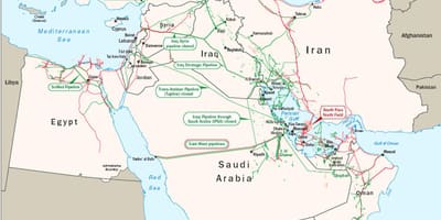 Peta dari safaniya Arab Saudi