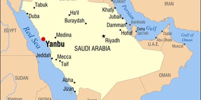 Yanbu KSA peta